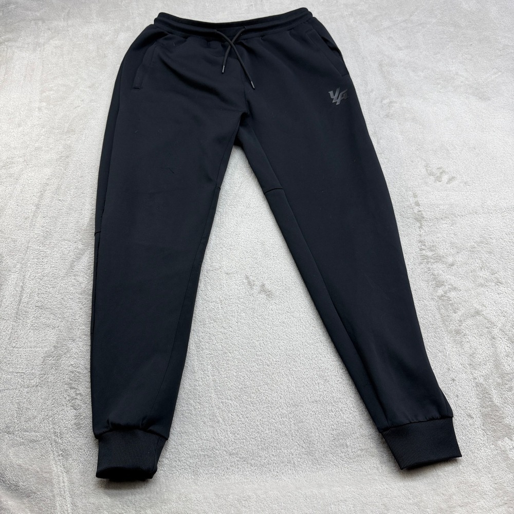YoungLA Joggers Mens L Black Athletic Tapered Gym Sweatpants Streetwear Fitness